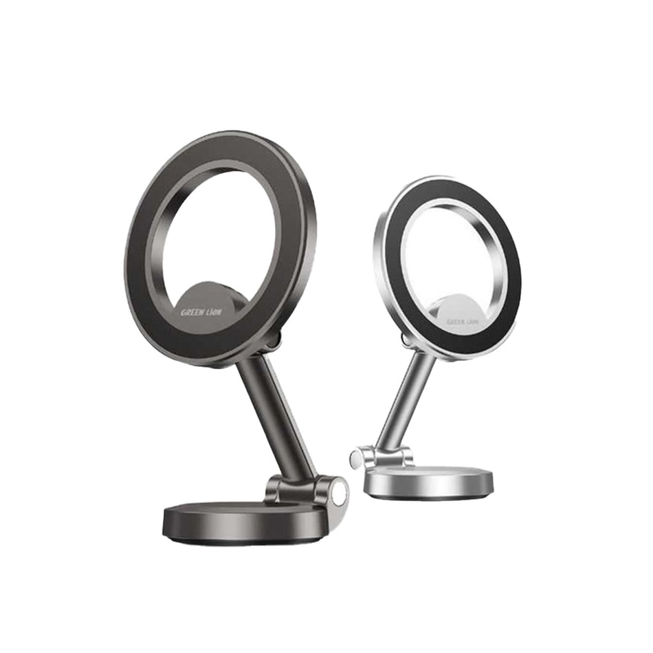 Green Lion Maghold 360 Flexible Magnetic Car Mount with Ball Joint Adjustment - Space Silver (GNMAGH360CMSL)