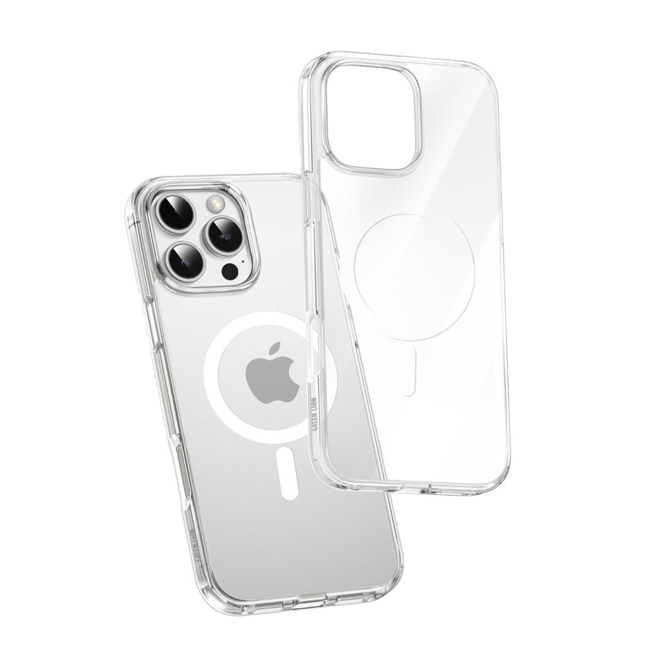 Green Lion Crystal Clear MagSafe Case for iPhone 16 Pro Max