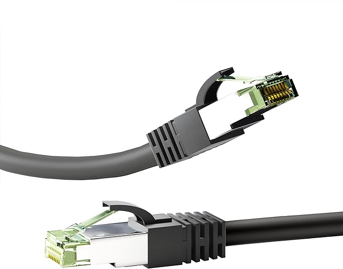 GOOBAY  Patch cable Cat. 8.1 S/FTP, 10m, black - 66726