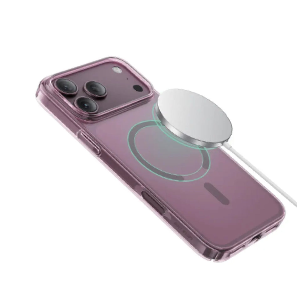 Green Lion Delgado PC Case for iPhone 18 Pro & Pro Max - (Burgundy / Clear / Glacier Blue)