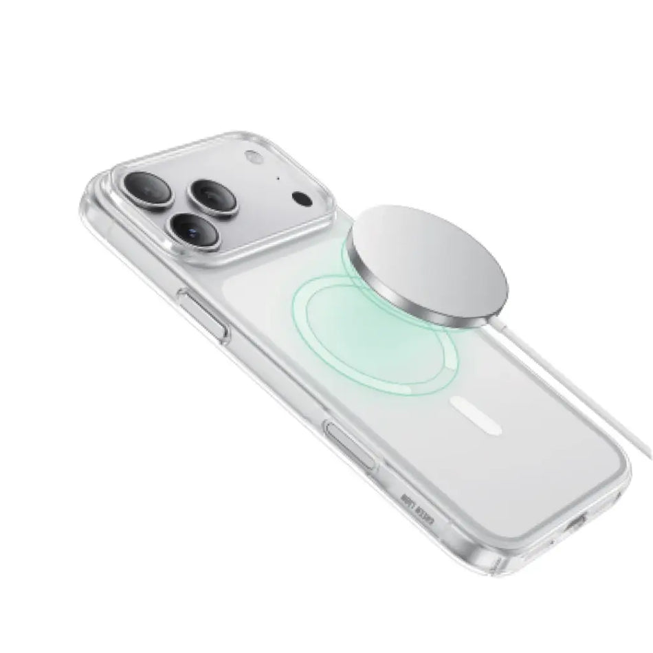 Green Lion Delgado PC Case for iPhone 18 Pro & Pro Max - (Burgundy / Clear / Glacier Blue)