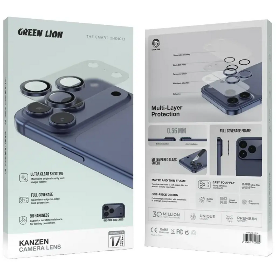 Green Lion Kanzen Camera Lens for iPhone 17 Pro/Max