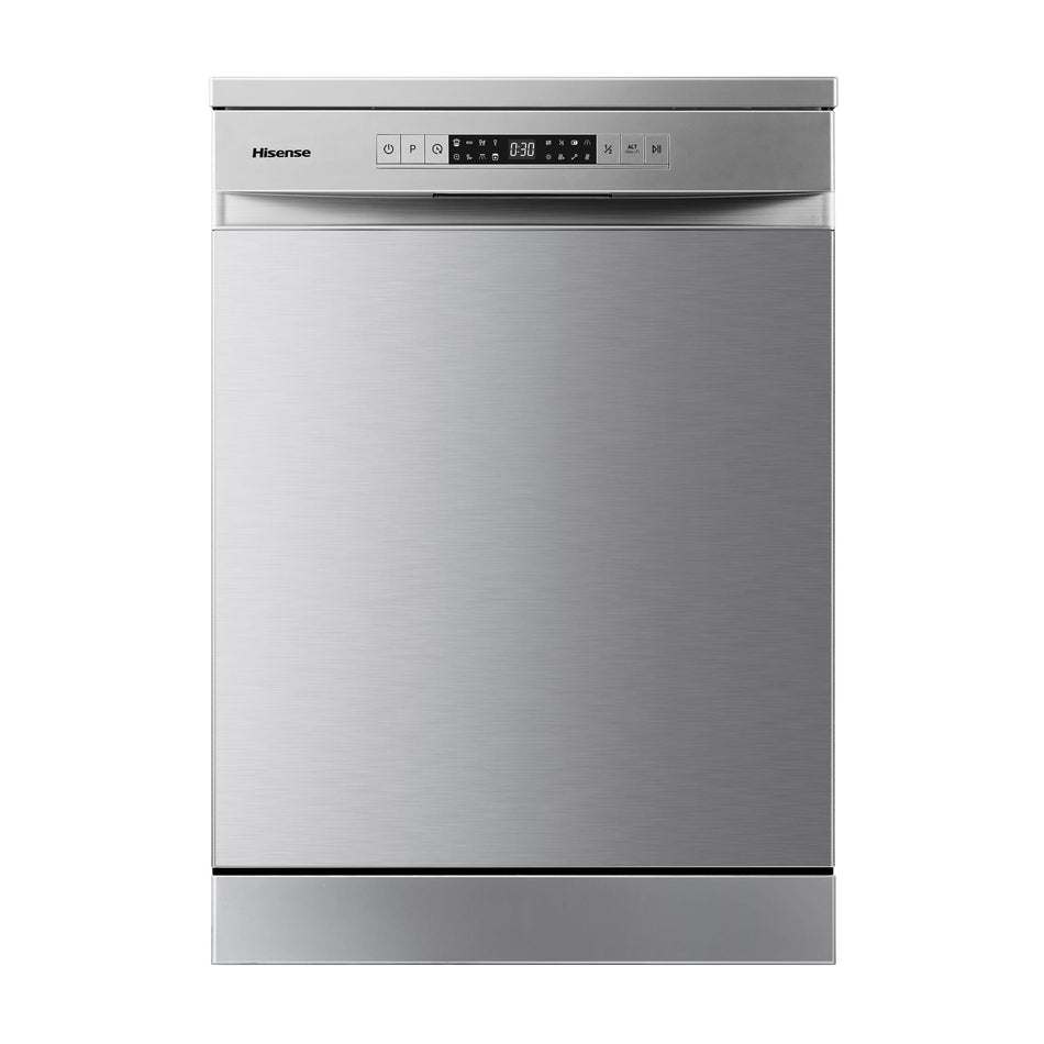 Hisense 13-Place Setting Freestanding Dishwasher (A++ / E Energy Class & Stainless Steel Inox Finish) - H13DX