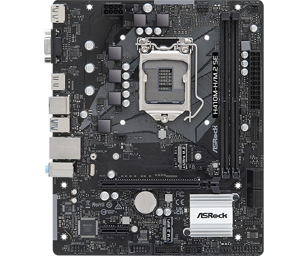 Asrock H410M-H/M.2 SE motherboard Intel H370 LGA 1200 (Socket H5) micro ATX