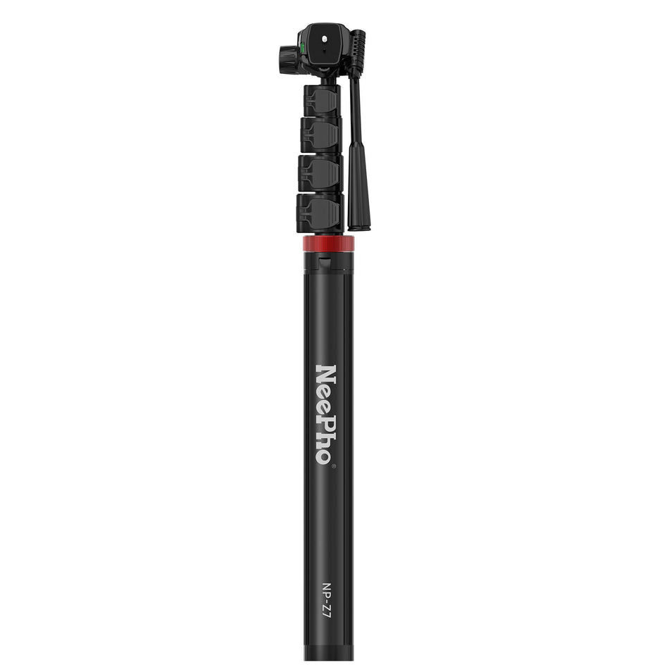 NeePho NP-Z7 Live Broadcast Extendable Tripod & Selfie Stick (188cm / 360° Rotation / Aluminum)