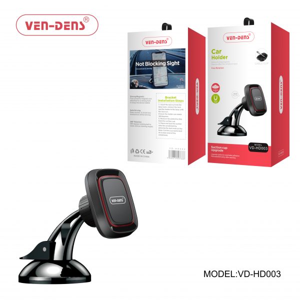 Vendens VD-HD003 Universal Suction Cup Car Mobile Phone Holder