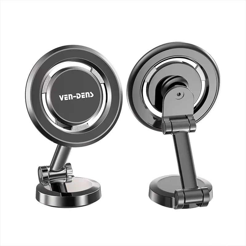VEN-DENS VD-HD038 360° Rotation Magnetic Car Phone Holder | Strong Magnetic Grip | Universal Dashboard & Air Vent Mount