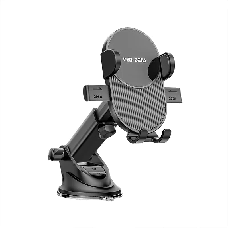 Ven-Dens VD-HD041 Universal Magnetic Car Phone Holder | Heavy-Duty 360° Rotating Dashboard & Air Vent Mount