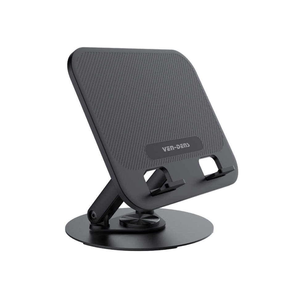 Ven-Dens VD-HD052 360 Rotatable Desktop Stand | Universal Folding Phone & Tablet Holder