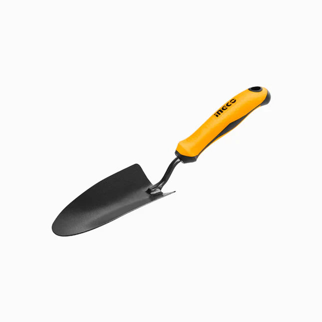 Ingco 13" Professional Garden Trowel | 340mm Premium Carbon Steel Hand Shovel with Ergonomic Comfort Grip Handle Layout (HFTT858)
