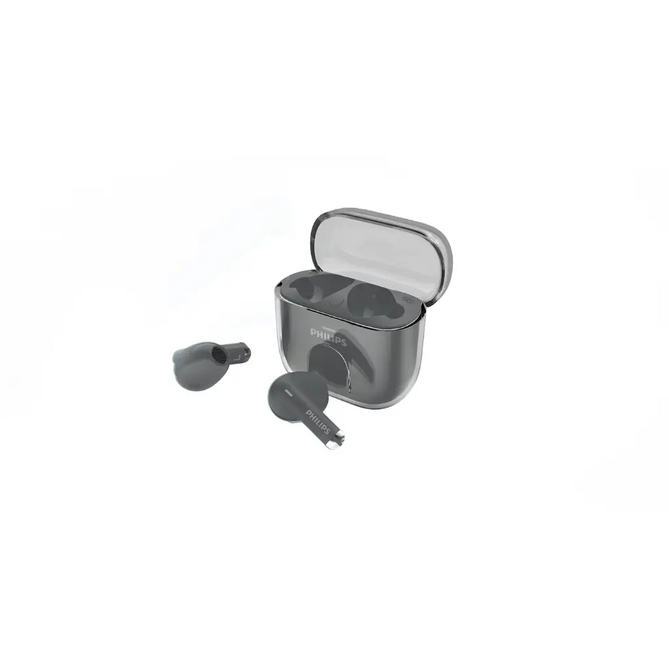 Philips TAT1158 True Wireless Earbuds - Dynamic Bass, AI-Powered Clear Calls, Up to 21 Hours Playtime, Bluetooth 5.3 & IPX4 Water Resistance - Black (TAT1158BK/97) & White (TAT1158WT/97)