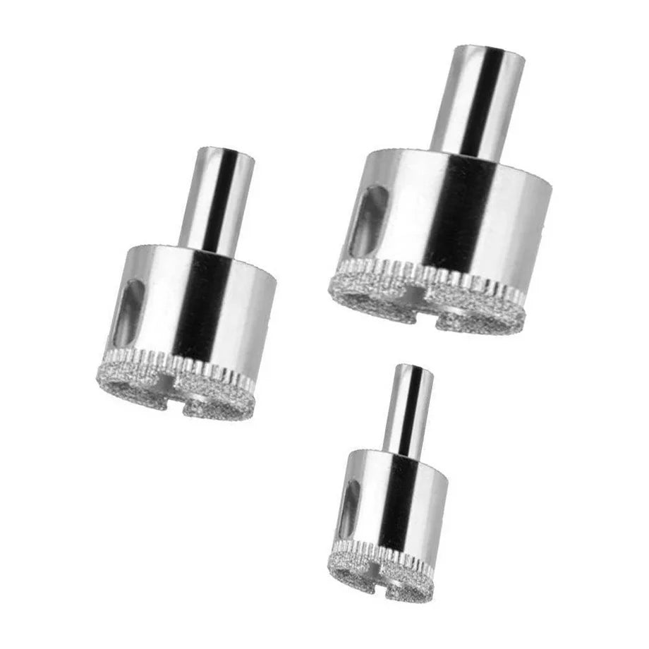 Ingco 25mm Diamond Hole Saw (HSB60252) Electroplated Diamond Core Drill Bit for Clean, High-Precision Drilling in Tile, Ceramic, Porcelain & Glass