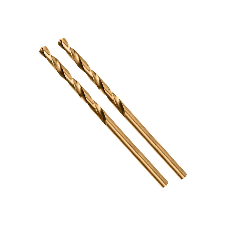Ingco 2mm HSS-Cobalt M35 Drill Bit (DBT01130201) Premium Industrial Grade High-Speed Steel Metal Drill Bit for Drilling Stainless Steel, Cast Iron & Hard Alloys