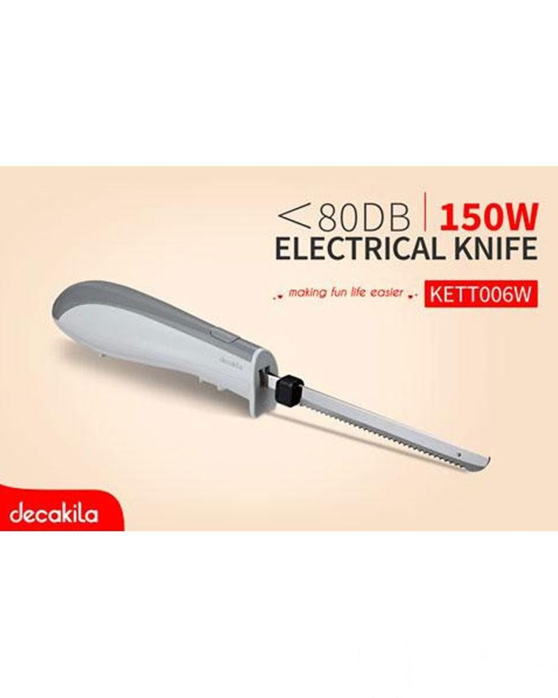 Decakila 150W Electric Carving Knife | Dual Stainless Steel Serrated Blades with Safety Lock (KETT006W)