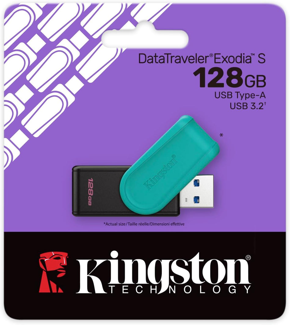 Kingston 128GB DataTraveler Exodia S USB Flash Drive
