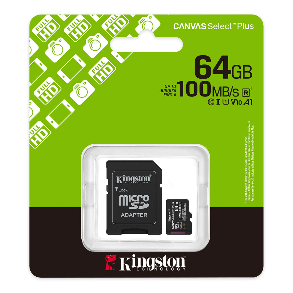 Kingston canvas select plus 64gb