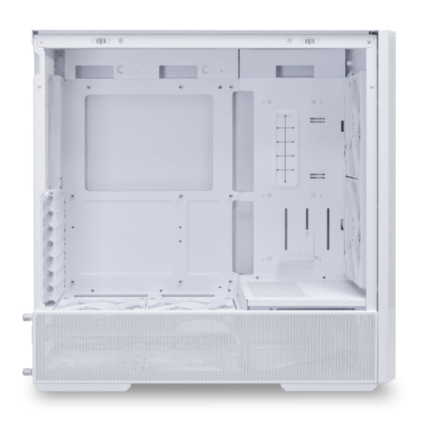 LIAN LI LANCOOL 207 Compact ATX RGB Gaming Computer Case, Airflow Optimized Mesh Panels Tower Chassis w/ 2x140mm ARGB,2x120mm PWM Fans Pre-Installed, USB Type-C Port, Tempered Glass Side Panel (White)
