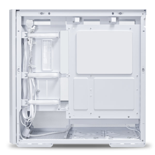 LIAN LI LANCOOL 207 Compact ATX RGB Gaming Computer Case, Airflow Optimized Mesh Panels Tower Chassis w/ 2x140mm ARGB,2x120mm PWM Fans Pre-Installed, USB Type-C Port, Tempered Glass Side Panel (White)