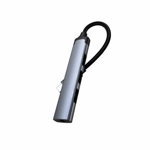 LDNIO DS-104C Type-C to USB 2.0×3+3.5mm Audio data transmission docking stations