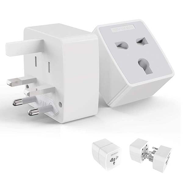 LDNIO Z4 Universal Plug 6AMAX Concise Fashion - Lightweight ABS V0 Travel Adapter with Silkworm Wing Design for World Travel