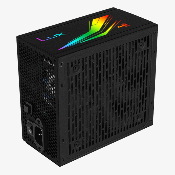 Aerocool Powersupply LUX 650W / 750W 80+ Bronze, Soft, black, flat cables, up to 88%+ efficiency