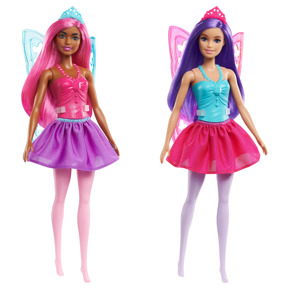Barbie Dreamtopia Core Fairy 11.5-Inch Doll Assortment (FWK85) – Removable Wings & Tiara