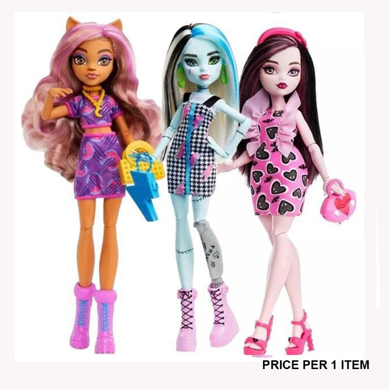 Mattel Monster High Fashion Doll with Core Outfits & Accessories Assortment (HRC12)