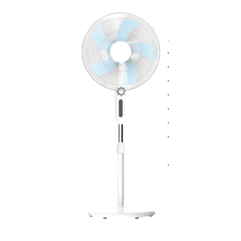 MIKACHI MSF5518 18" Premium Adjustable Pedestal Fan with High-Velocity Airflow