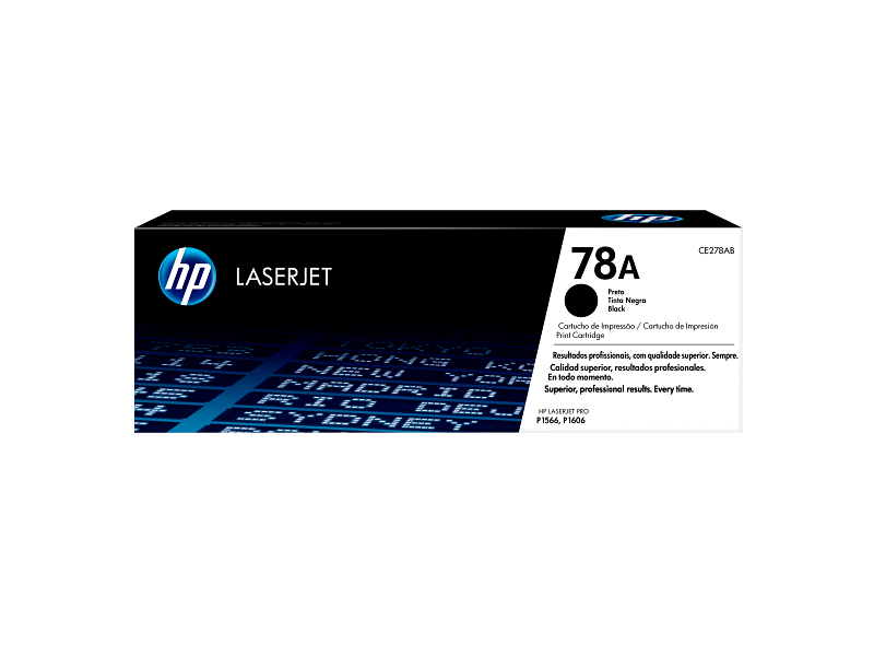 HP 78A Black Original LaserJet Toner Cartridge (CE278AF) - 2 Pack