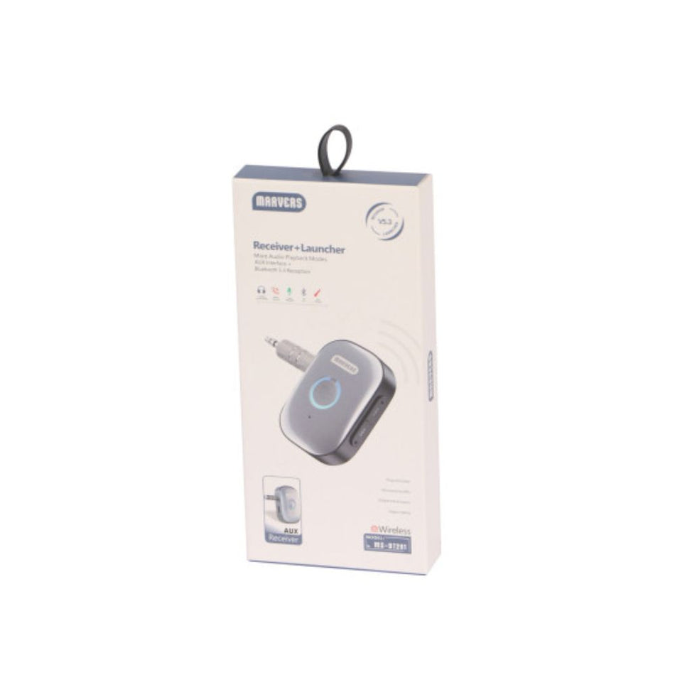 MARVERS RECEIVER + LAUNCHER MS-BT201 | 2-in-1 Bluetooth 5.0 Wireless Audio Transmitter & Receiver