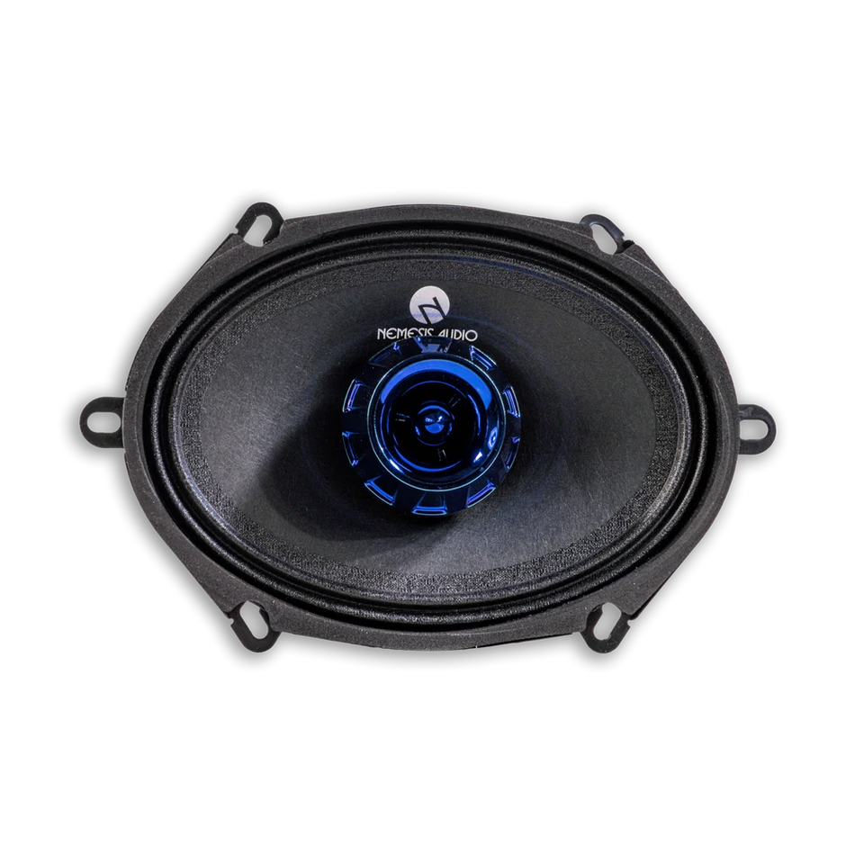 Nemesis Audio NA-57PRO 5" x 7" High Power Pro Midrange Speaker - 250W RMS / 500W Peak Power, Heavy-Duty Magnet Motor, High-Efficiency Voice Coil, Pro Car Audio Series