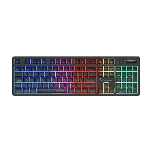 Alcatroz X-Craft Nexus Wireless 4-in-1 Gaming Combo - Rechargeable Keyboard, Mouse, Headset & Mat