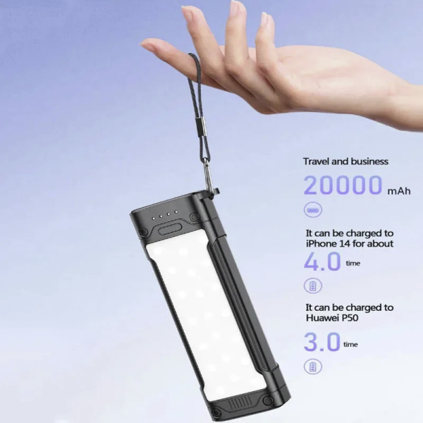 Awei P175K Fast Charging Power Bank (20,000mAh) – The Ultimate 22.5W Outdoor Beast & 25-LED Mega Emergency Light