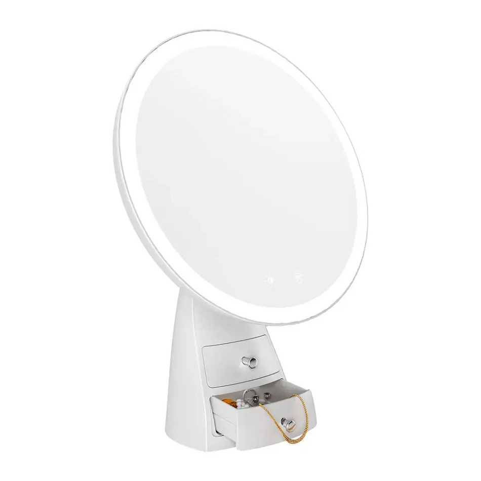 Porodo LFS160 lifestyle Led Illuminated Mirror - White