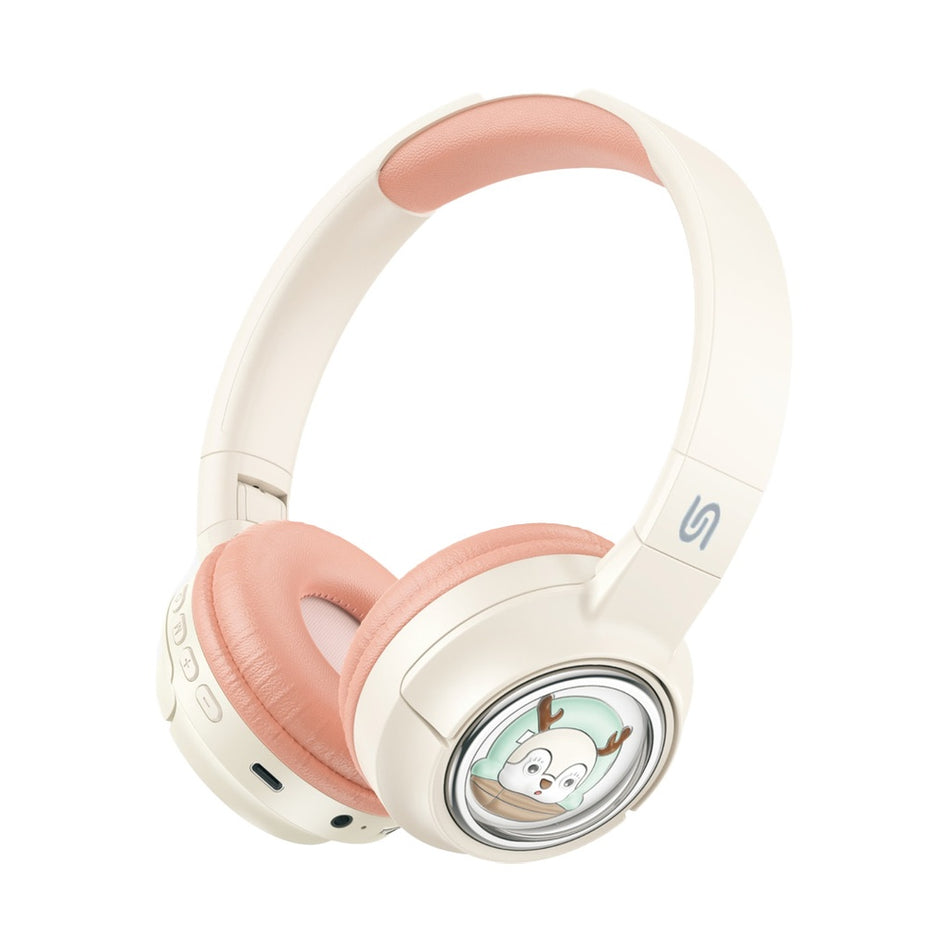 Porodo Soundtec Moose Wireless Kids Headphones – Brown / Multi