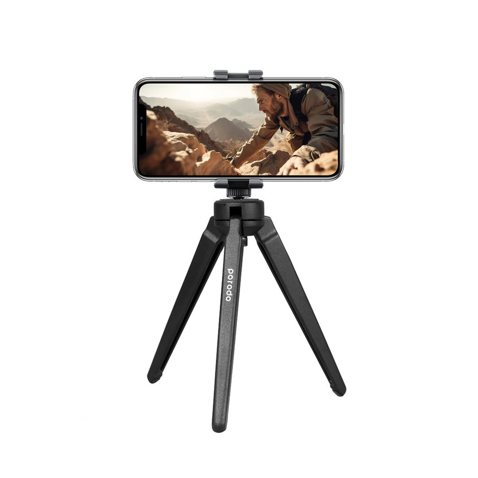 Porodo PD-TRPT-BK Professional Mini Tripod 55mm