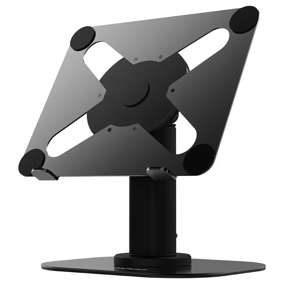 Porodo Multi-Angle Dock Laptop and Tablet Stand | Universal Desktop Riser with Multi-Gear Angle Adjustment Open Airflow Cooling Design and Protective Anti-Slip Silicone Padding - Sleek Black (PDCCT25BK)
