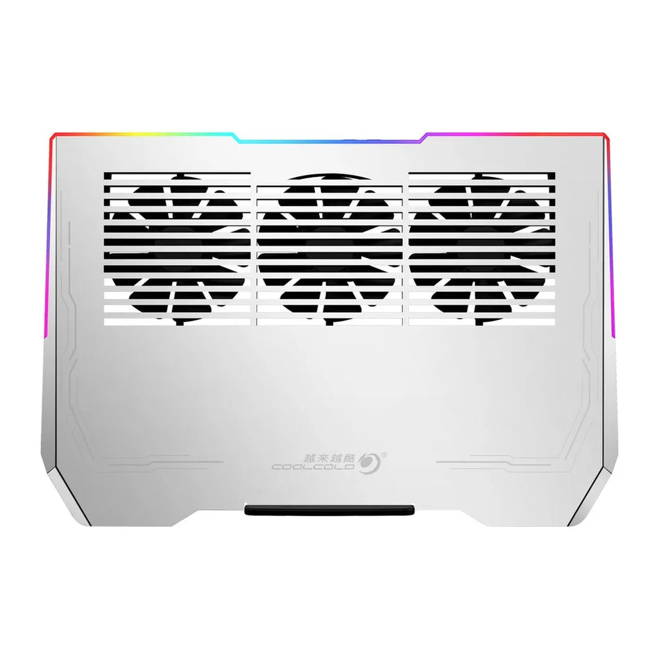 Porodo PDX117 High-Performance Gaming Cooler - AI-Controlled RGB & Silent Dual Cooling Fans