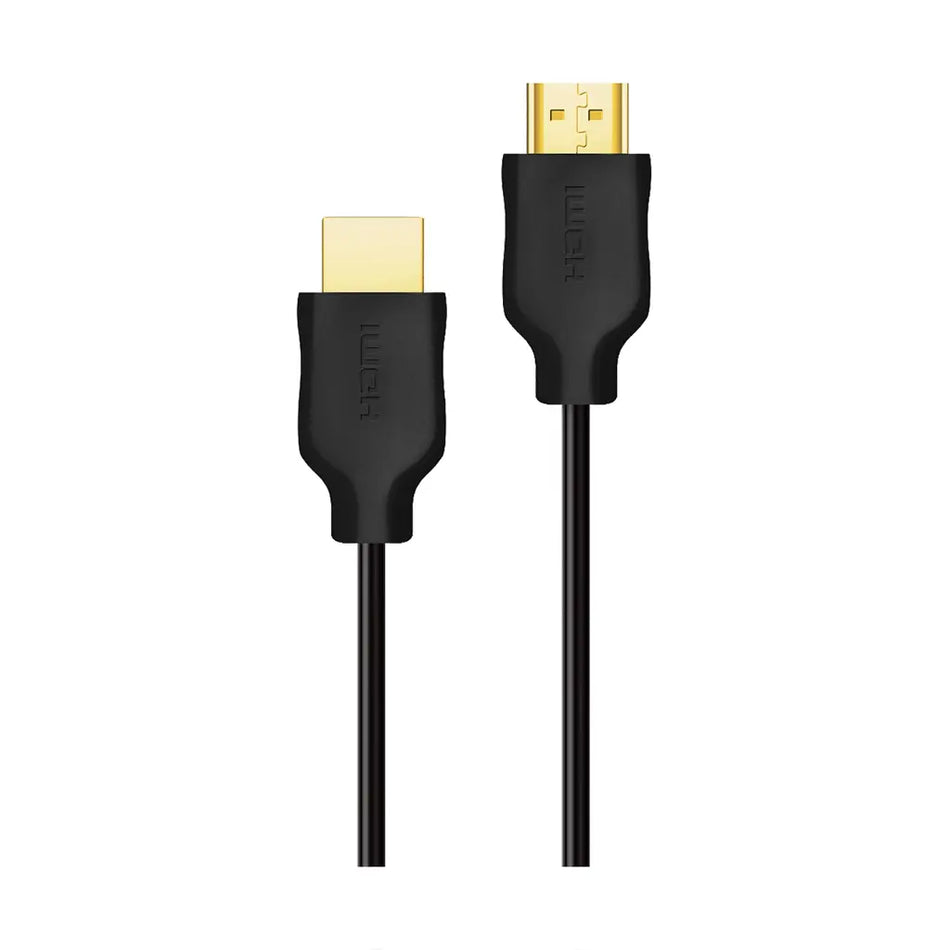 Philips High-Speed HDMI 2.0 Cable 1.5m - 4K Ultra HD @ 60Hz, 18 Gbps Bandwidth, 3D & ARC Support, Gold-Plated Connectors - Black (SWV5510/00)