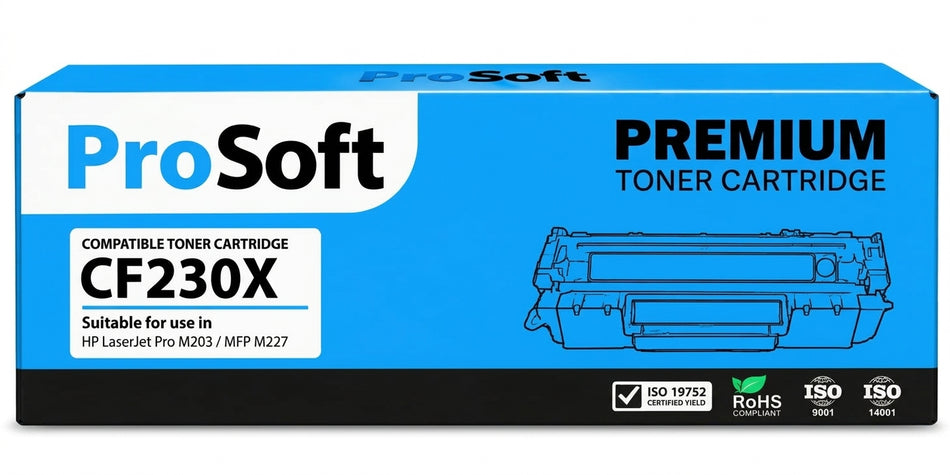 Prosoft CF230X (30X) Compatible High-Yield Black Laser Toner Cartridge