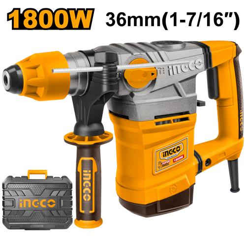 INGCO Rotary Hammer (RH18008) — The 1800W Industrial Concrete Titan