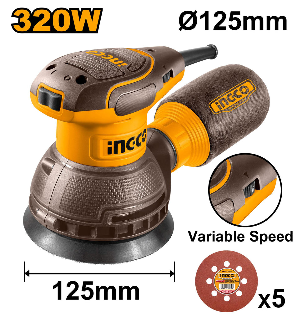 INGCO Rotary Sander (RS3216) | Industrial Grade 320W Surface Command