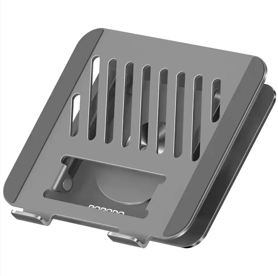 Porodo Foldable 360° Dual-Use Laptop Stand with Phone Holder
