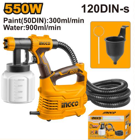 INGCO HVLP Spray Gun (SPG5008) — The 550W Precision Pro-Coater