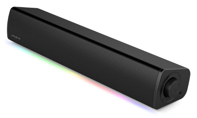 Creative Sound Blaster GS3 Compact RGB Gaming Soundbar with SuperWide Technology Black or White