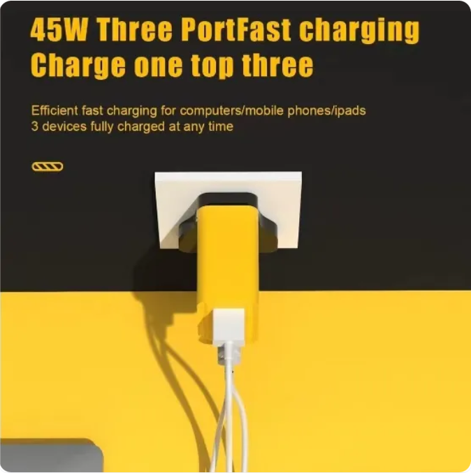 ABODOS AS-CS278 45W Super Fast Charger Adapter
