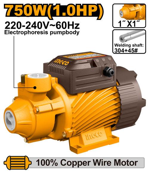 INGCO Water Pump (VPM75068) – High Efficiency Clean Water Pump