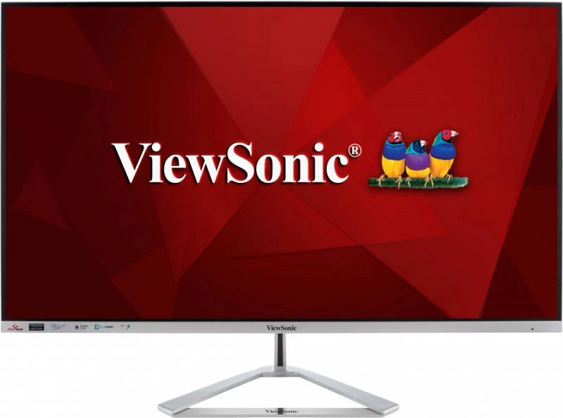 ViewSonic Crossover Monitor VX3276-2K-MHD-2 81.28 cm (32") 2K (2560 x 1440), SuperClear IPS Panel, 3-Side Borderless, 10 Bit, 1.07 Billion Colors, 75Hz, HDMI, DisplayPort & Mini DP, Blue Light Filter