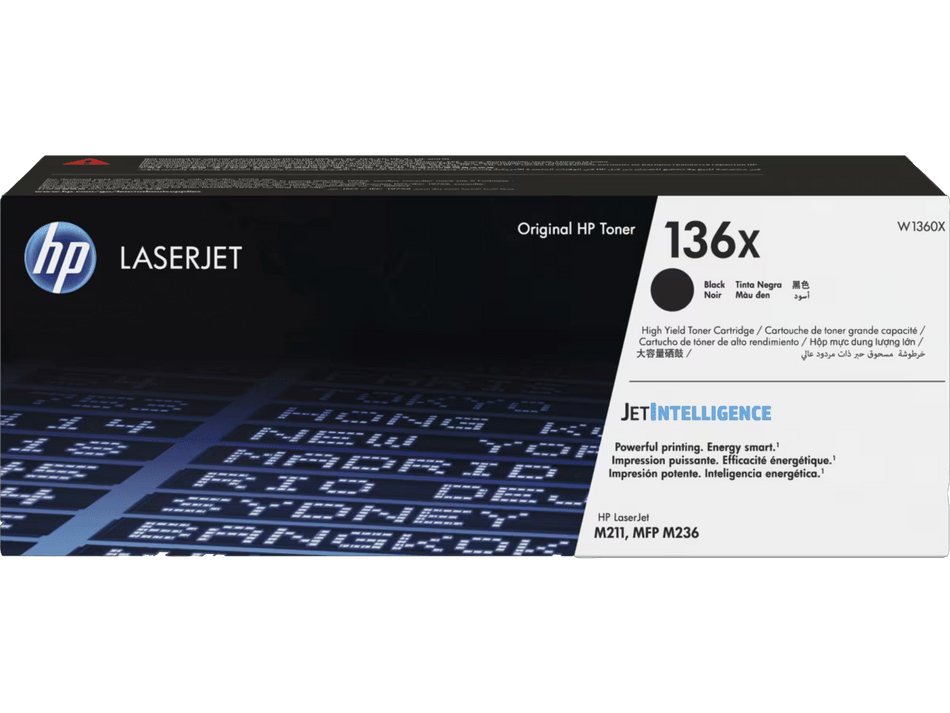 HP 136X High Yield Black Original LaserJet Toner Cartridge