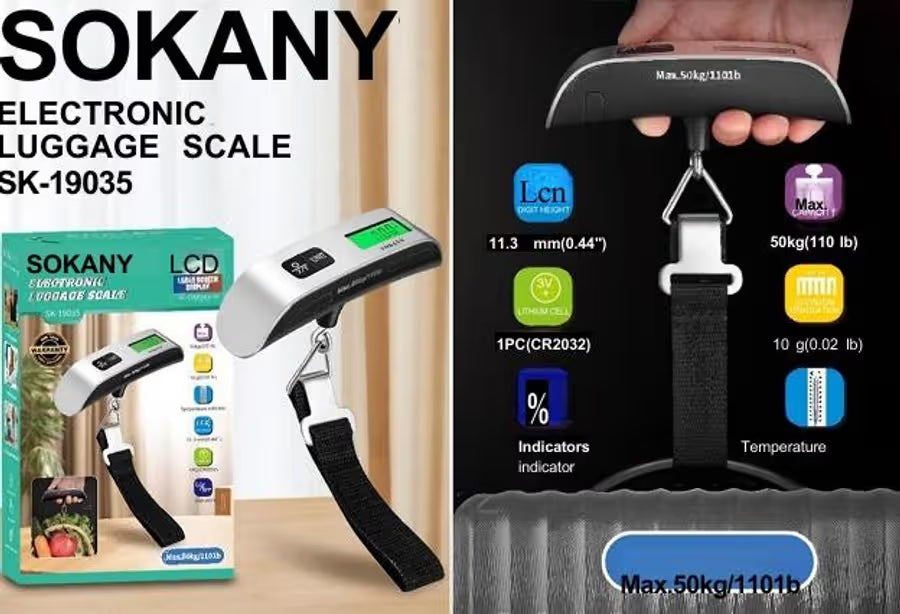 SOKANY SK-19035 Digital Personal Weighing Scale | High-Precision Health & Fitness Body Scale